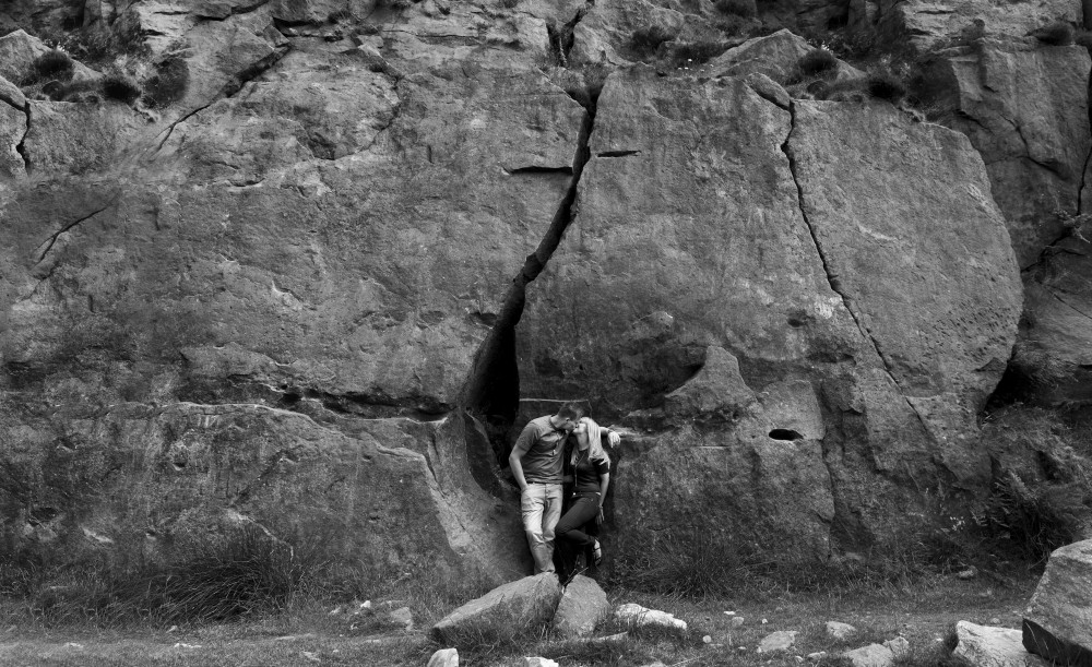 Tom & Natasha’s Pre wedding shoot on Ilkley Moors in West Yorkshire
